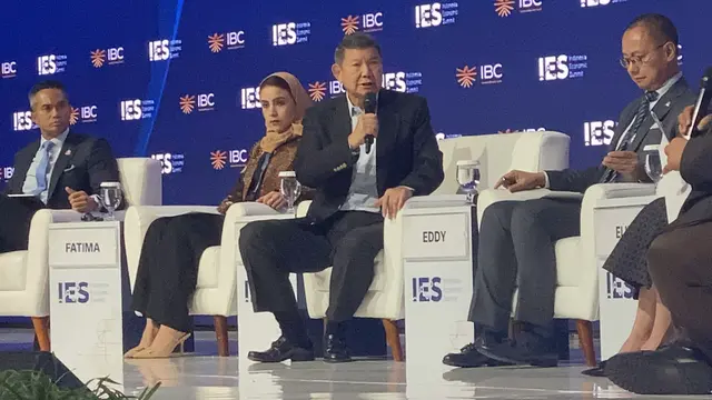 Utusan Khusus Presiden Bidang Iklim dan Energi, Hashim Djojohadikusumo saat Indonesia Economic Summit, Rabu (4/2/2026). (Foto: Liputan6.com/Immanuel Christian)
