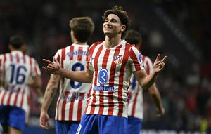Kemenangan itu turut mengantarkan Atletico menempati peringkat 9 dengan mengoleksi 9 poin. (AFP/Javier Soriano)