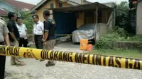 Salah satu rumah terduga teroris yang pernah digrebek Densus 88 di Kabupaten Kampar. (Liputan6.com/M Syukur)