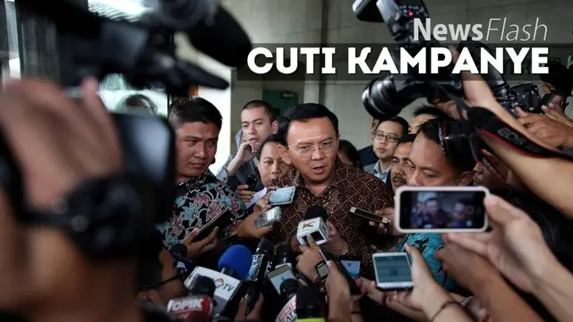  Gubernur DKI Jakarta Basuki Tjahaja Purnama atau Ahok telah meminta izin cuti kepada Presiden Jokowi untuk cuti kampanye. Mulai Jumat, 28 Oktober hingga 11 Februari, Ahok akan cuti untuk mengikuti kampanye Pilkada DKI 2017.