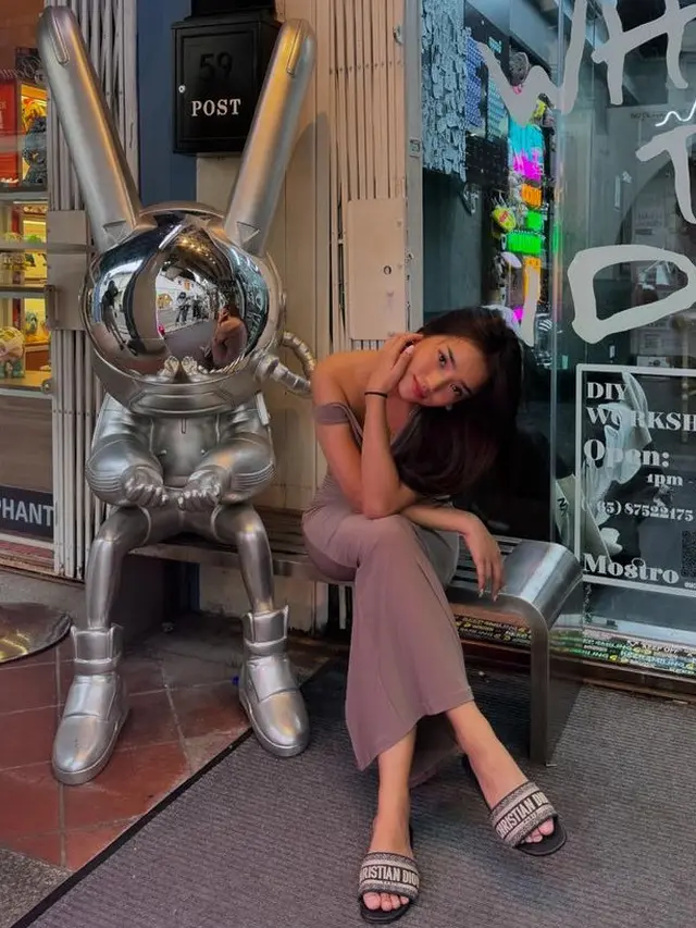 Fuji liburan di Singapura. [@fuji_an]