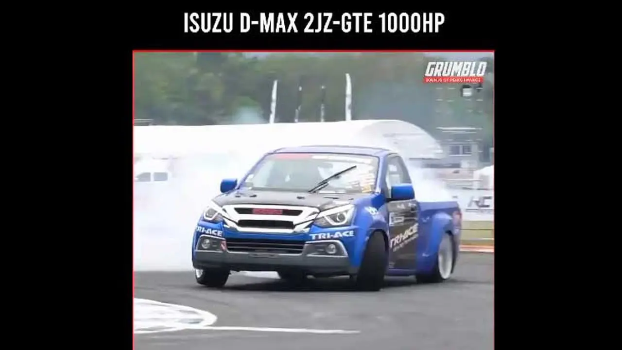 Isuzu D-Max jadi mobil drift