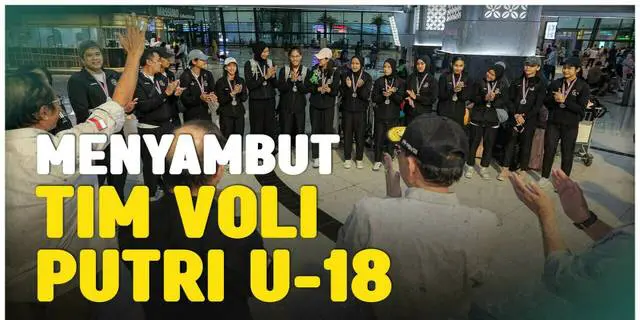 VIDEO: Sukses jadi Runner Up di Thailand, Timnas Voli Putri Indonesia U-18 Tiba di Tanah Air