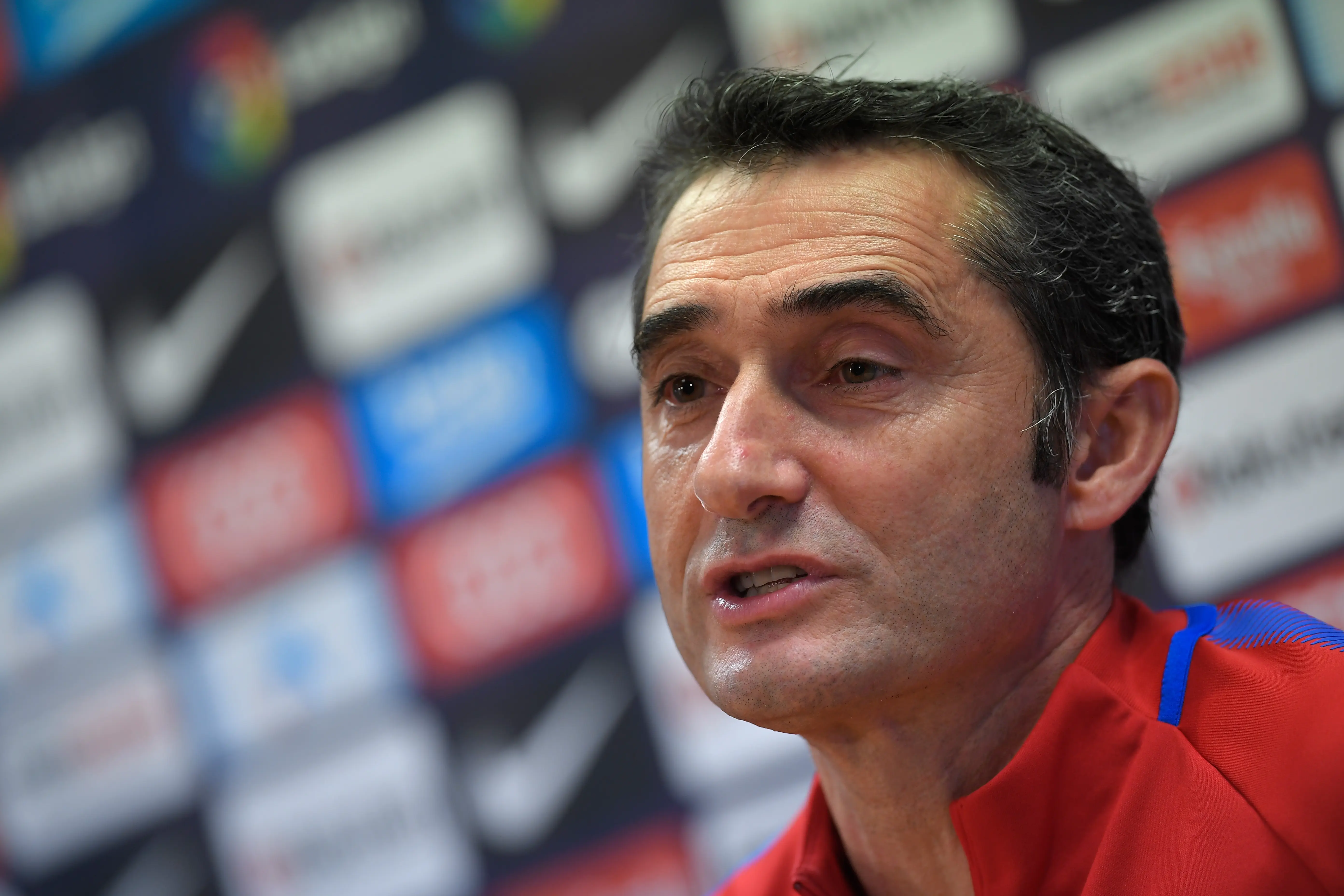 Pelatih Barcelona Ernesto Valverde (AFP)