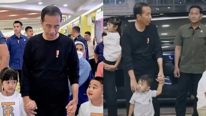Potret Jokowi Ajak Anak Kahiyang Ayu Libur Lebaran