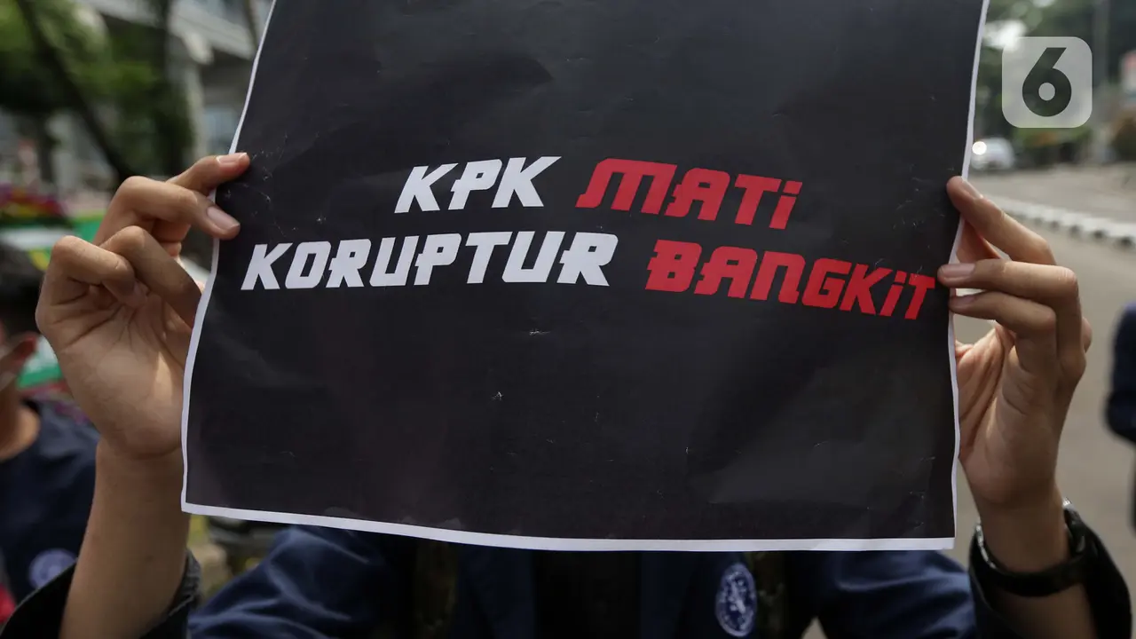FOTO: Mahasiswa Tolak Tes Wawasan Kebangsaan dan Pelantikan Pegawai KPK jadi ASN