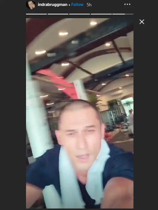 Bikin Pangling, Ini 5 Potret Terbaru Indra Brugman Tampil Botak