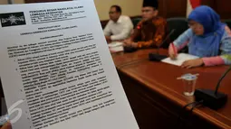 LKNU membantah telah mendukung LGBT karena kerja sama dengan Global Fund, Jakarta, Sabtu (5/3/2016). Kerjasama ditujukan untuk melakukan pembinaan kesehatan dan pendampingan terhadap penderita HIV/AIDS. (Liputan6.com/Johan Tallo)