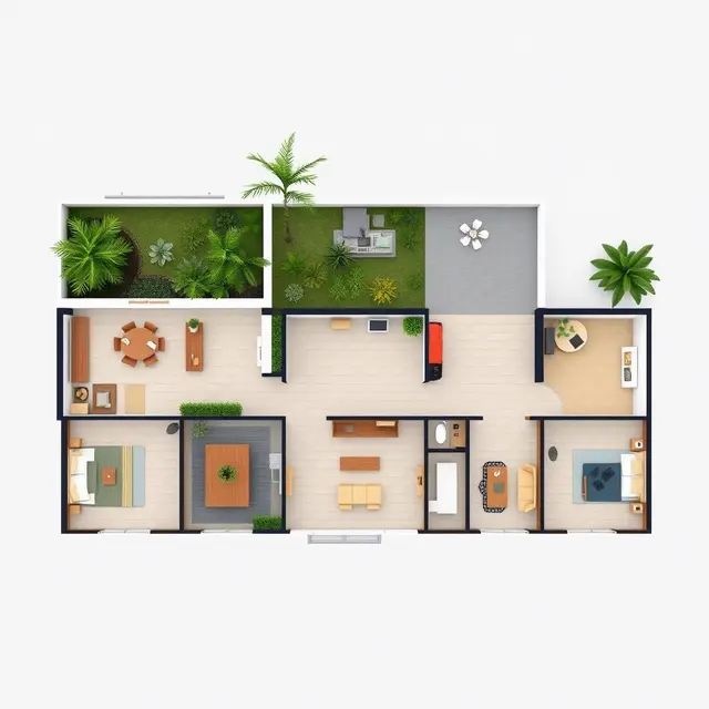 Denah Rumah Minimalis Terbaru 2025, Bisa Jadi Inspirasi