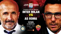 Inter Milan vs AS Roma (Liputan6.com/Abdillah)