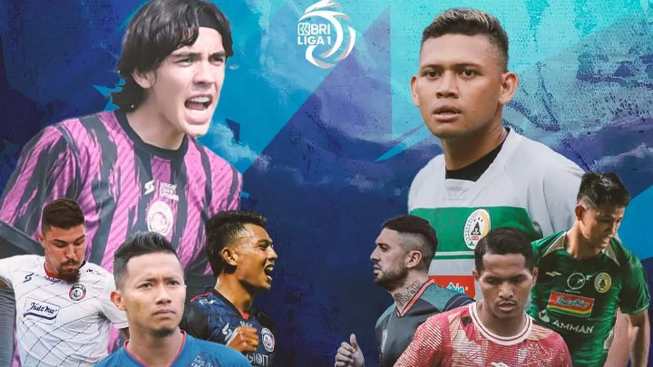 BRI Liga 1 - Duel Antarlini - Arema FC Vs PSS Sleman