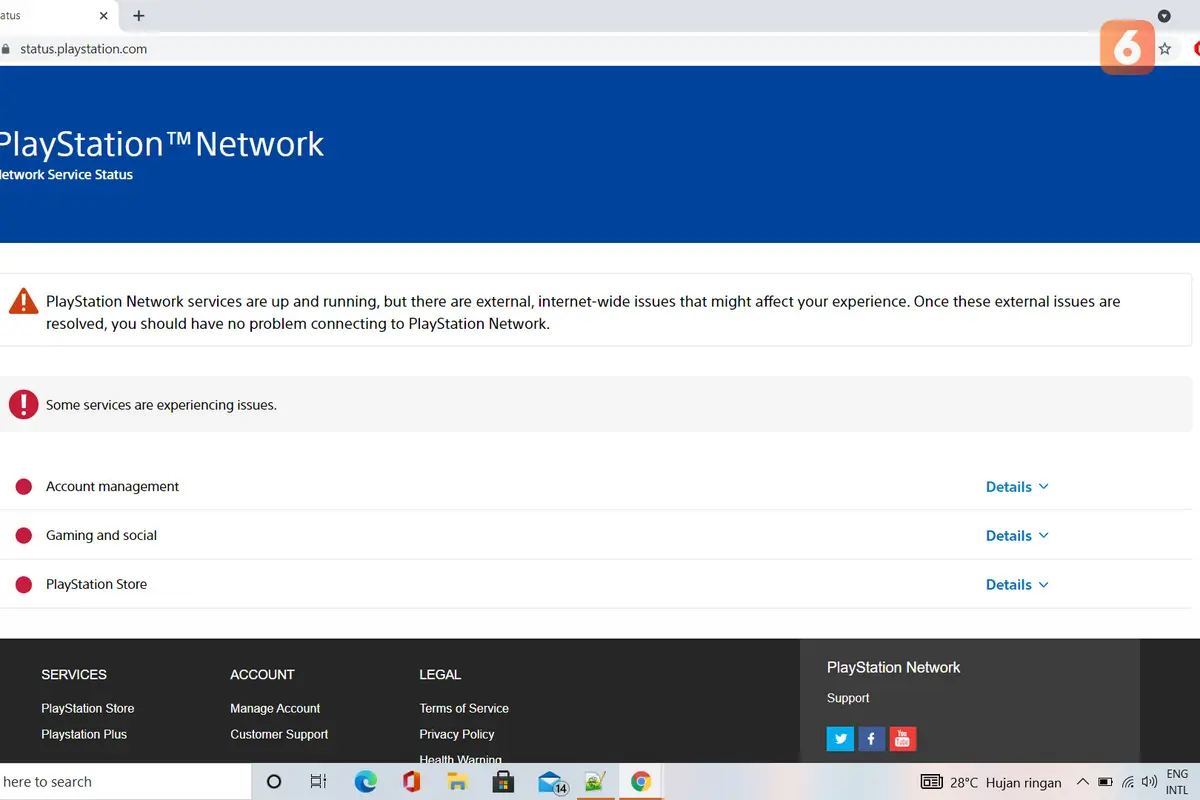 PSN down