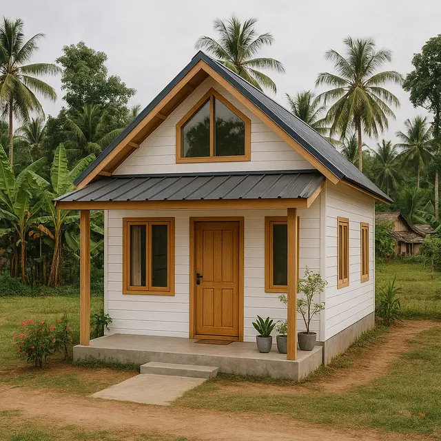 Rumah Sederhana di Kampung Ukuran 5x7 (Foto: ChatGPT)