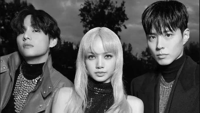 10 Potret Lisa Blackpink, V BTS dan Park Bo Gum saat Hadiri Event Celine, Jadi Sorotan