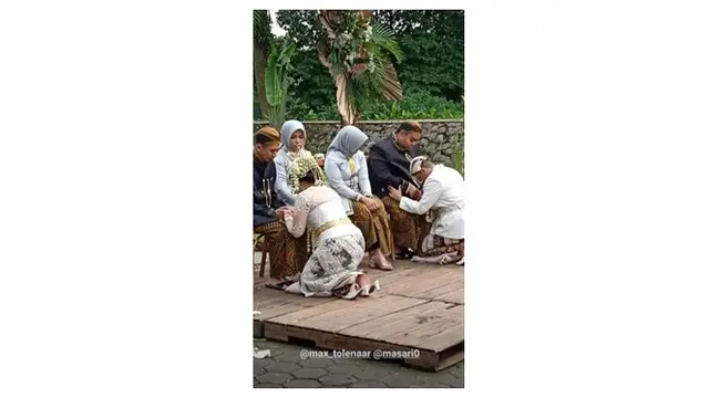 Indro Jadi Saksi, Ini 7 Potret Pernikahan Satrio Anak Dono Warkop