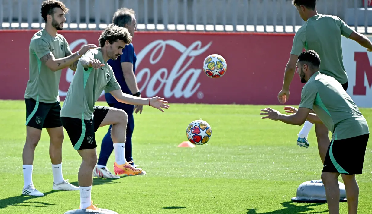 Los Colchoneros mengalahkan Girona dengan skor 3-1 di pertandingan sebelumnya dan akan berusaha mencapai hasil serupa akhir pekan ini. (JAVIER SORIANO / AFP)