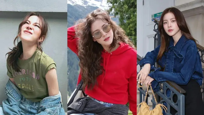 8 Inspirasi Outfit Denim yang Fashionable dari Baifern Pimchanok, Bisa Buat Ngedate hingga Ngampus