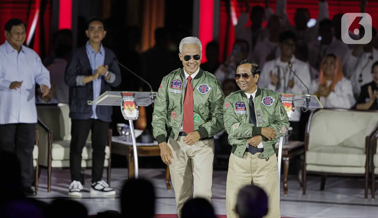 Pada debat kali ini, ada enam sub tema yang akan disampaikan oleh ketiga capres tersebut, yakni, pertahanan dan keamanan, hubungan internasional dan globalisasi, serta geopolitik dan politik Luar Negeri. (Liputan6.com/Faizal Fanani)
