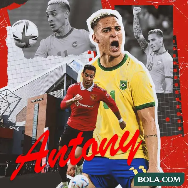 Manchester United - Ilustrasi Antony