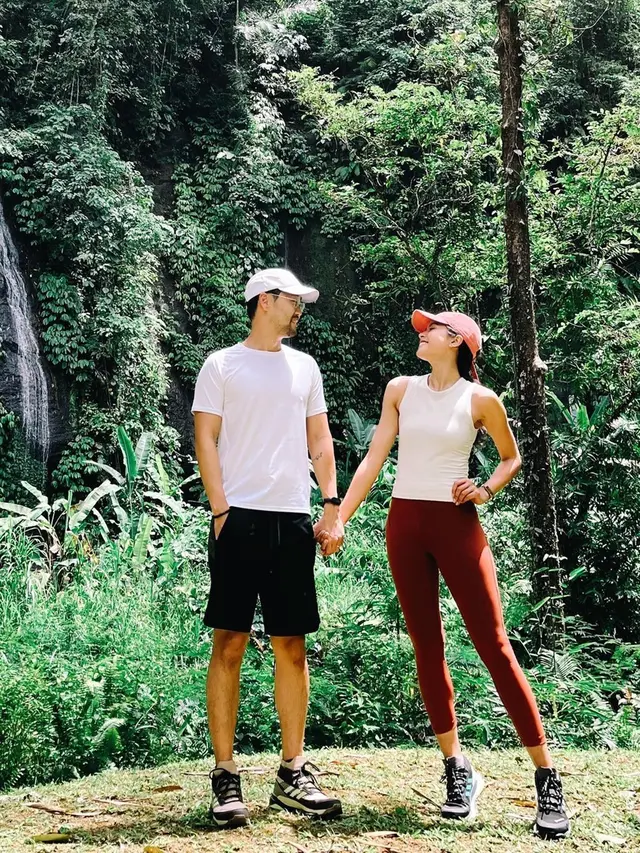 Momen Maudy Ayunda Liburan di Bali, Tetap Sempatkan Berolahraga