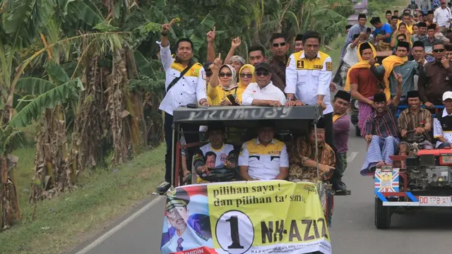 Cagub Sulsel, Nurdin Halid Mengaku Siap Hadapi Debat Kandidat Mendatang (Liputan6.com/ Eka Hakim)