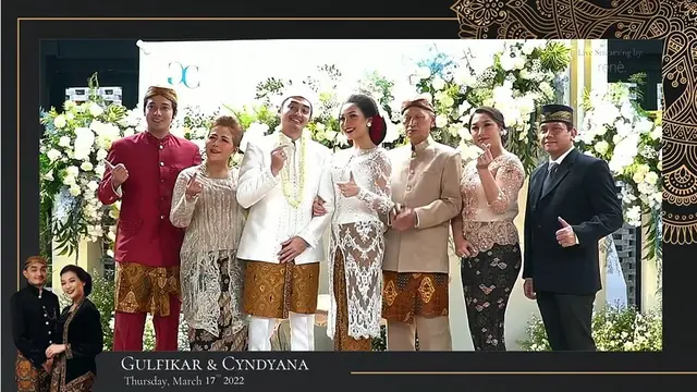 7 Momen Akad Nikah Cyndyana Lorens Adik Kriss Hatta, Kental Nuansa Adat Jawa