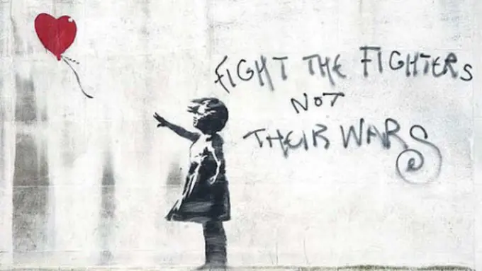 Karya Seniman Mural Banksy Jika Tersaji Dalam Gambar GIF. KEREN!