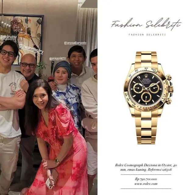 5 Potret koleksi jam tangan Maia Estianty dan estimasi harga, pancarkan gaya elegan dan old money