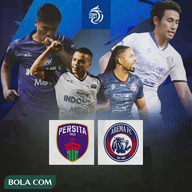 BRI Liga 1 - Duel Antarlini - Persita Tangerang Vs Arema FC