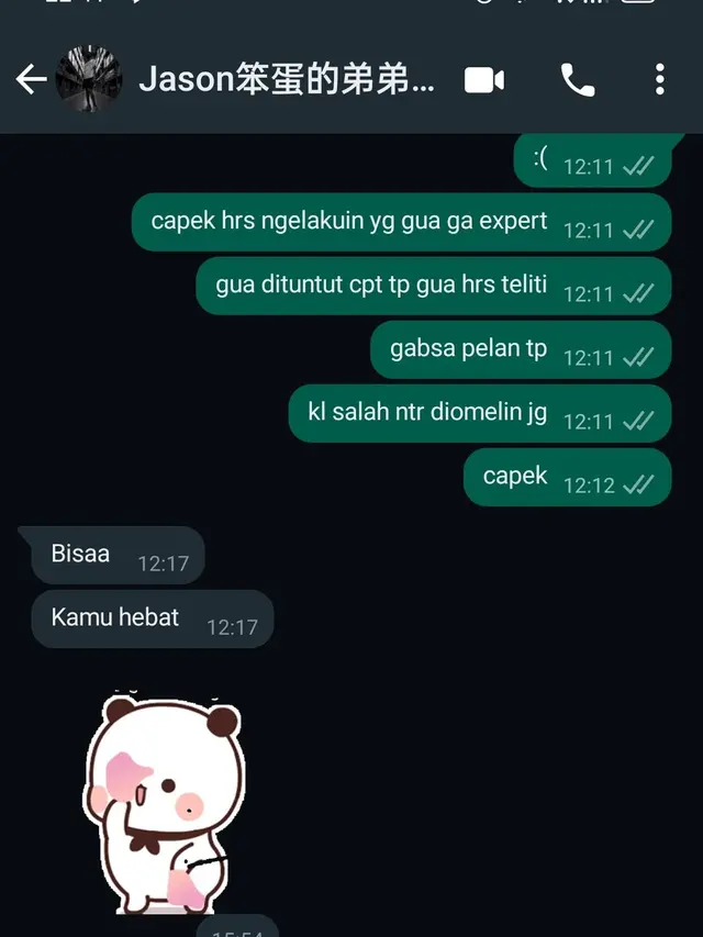 6 Chat Kakak dan Adik Saat Pembahasan Serius Ini Bikin Senyum Tipis