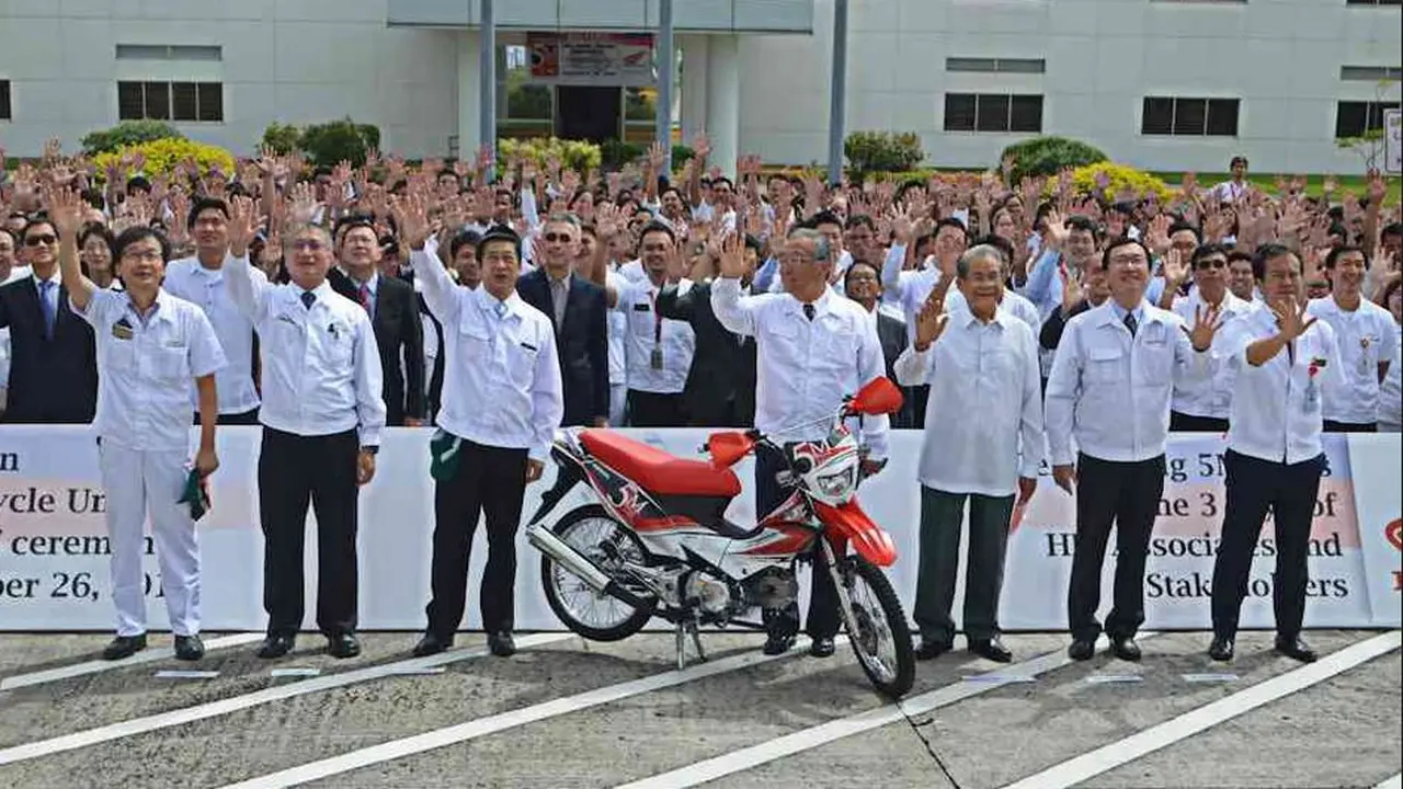 Honda Filipina Berhasil Buat Motor Ke-5 Juta