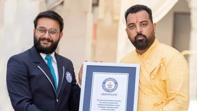 Lakshyaraj Singh Mewar Pemecah Rekor Dunia