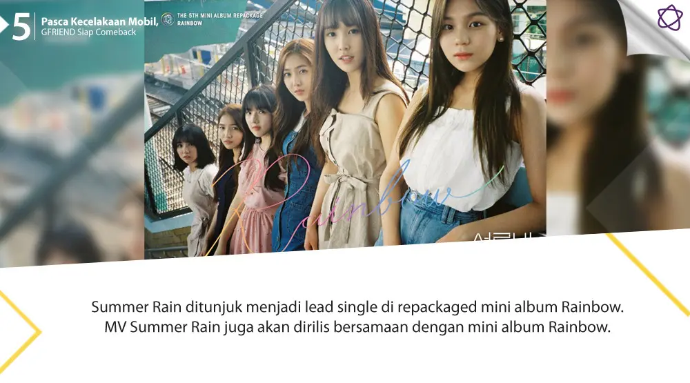 Pasca Kecelakaan Mobil, GFRIEND Siap Comeback. (Foto: Twitter/GFRDofficial, Desain: Nurman Abdul Hakim/Bintang.com)