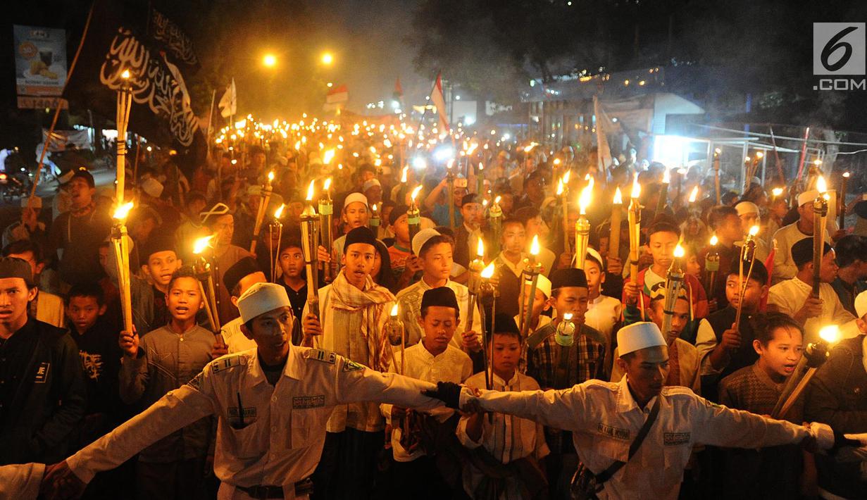 FOTO Pawai Sejuta Obor 1 Muharram Di Bogor News Liputan6com