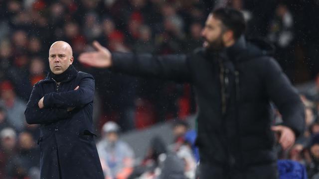 Arne Slot dan Ruben Amorim