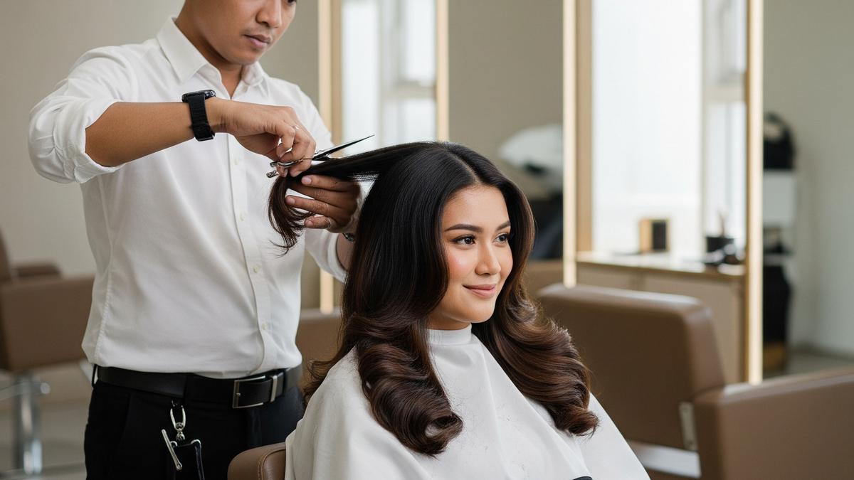 7 Model Rambut Segi Panjang Wajah Indonesia yang Menawan dan Proporsional