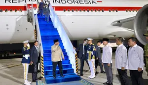 Disambut Gibran, Prabowo Tiba di Tanah Air Usai Hadiri KTT BRICS 2026
