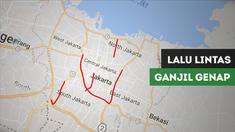 Berita video rekayasa perluasan lalu lintas ganjil genap untuk Asian Games 2018.