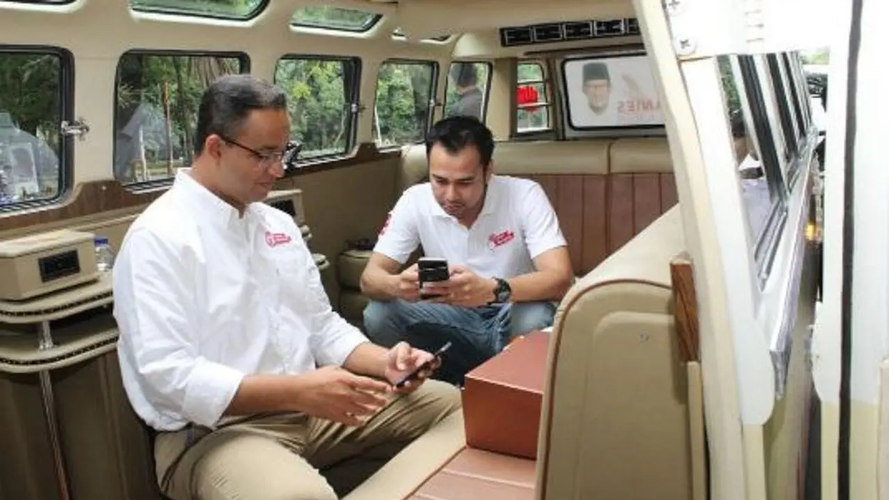 [Bintang] Raffi Ahamd dan Anies Baswedan