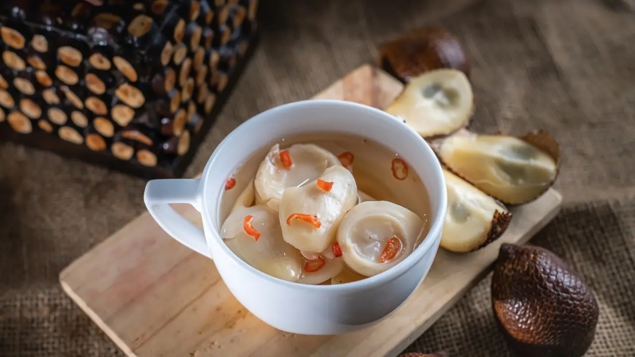 resep manisan salak pedas manis