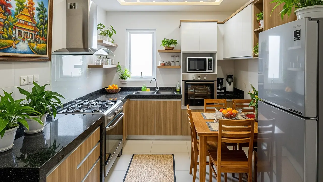 9 Model Dapur Plafon PVC, Bikin Interior Tampak Modern dan Estetik