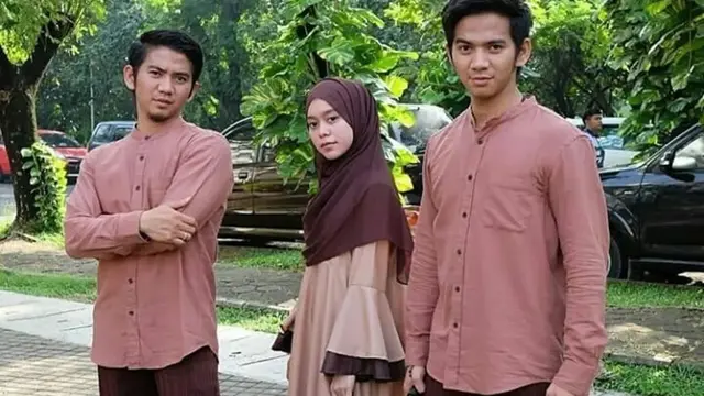 Rizki dan Rido DA bersama Lesti Kejora. (Foto: Dok. Instagram @da2_rizki123)