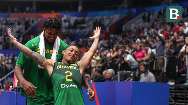 Foto: Kejutan! Brasil Beri Kekalahan Perdana untuk Kanada di Piala Dunia FIBA 2023