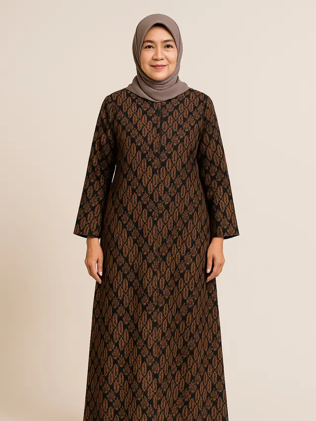 7 Rekomendasi Model Gamis Terbaru 2025 untuk Ibu Usia 50-an, Nyaman Dipakai dan Tampil Percaya Diri