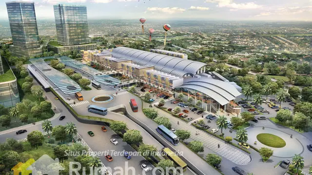 RumahCom-BSD City Bangun Area Komersial Terintegrasi Pasar Modern