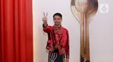 Aktor Reza Rahadian berpose di red carpet malam Anugerah Festival Film Indonesia (FFI) 2023 atau Piala Citra di Ciputra Artpreneur, Jakarta, Selasa (14/11/2023). (Liputan6.com/Herman Zakharia)