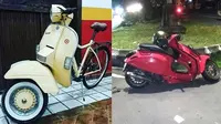 6 Modifikasi Motor Vespa Ini Unik Banget, Jadi Nyentrik (sumber: 1cak)