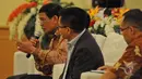 Menkopolhukam Tedjo Edhy Purdijatno memperbolehkan jurnalis asing yang mau masuk Papua asalkan mengikuti prosedur hukum yang berlaku di Indonesia, Jakarta, Selasa (26/5/2015). (Liputan6.com/Andrian M Tunay)
