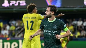Gelandang Manchester City, Bernardo Silva. (Jose JORDAN / AFP)