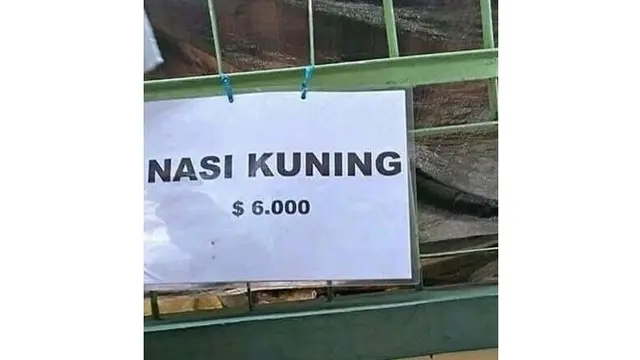 6 Informasi Menu Jualan Salah Tulis Harga Ini Bikin Tepuk Jidat